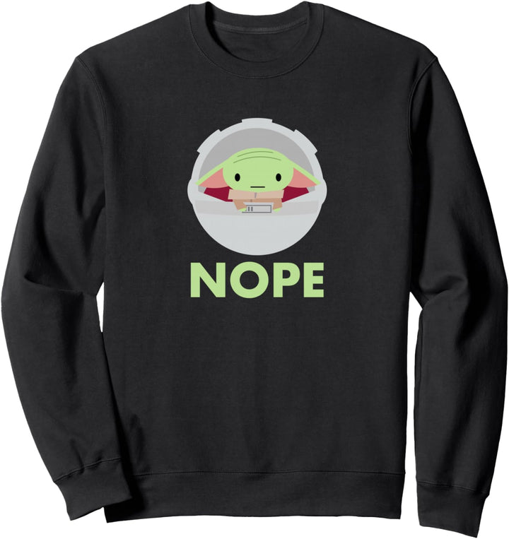 Star Wars The Mandalorian The Child Nope Sweatshirt