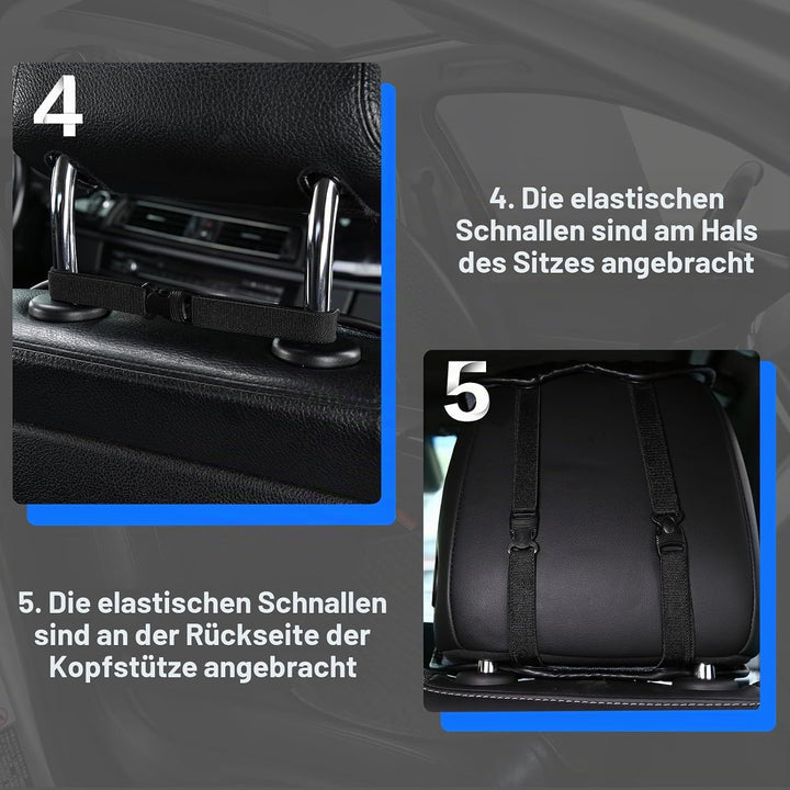 ZATOOTO Sitzbezug Auto Vordersitze, 1 Stück Sitzkissen Auto, Sitzauflage Auto Vordersitze, Sitzschut
