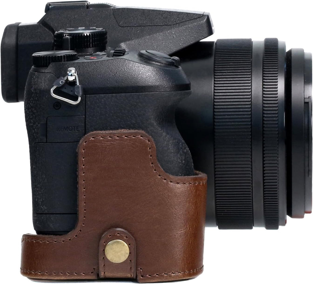 MegaGear Sony Cyber-Shot DSC-RX10 IV, DSC-RX10 III Ever Ready Leder Kamera-Case mit Trageriemen und