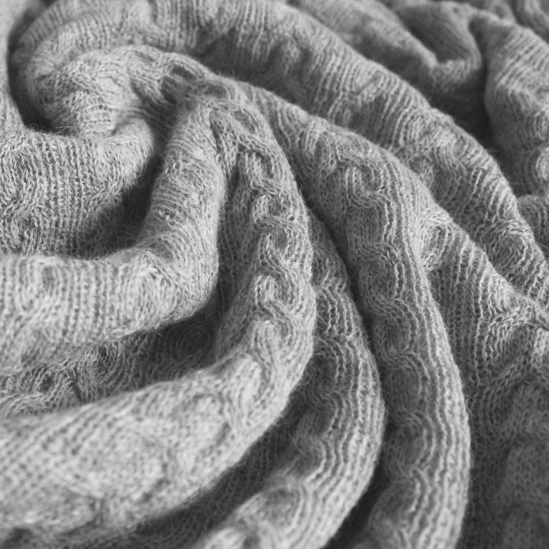 Lorenzo Cana - Voluminöse Alpakadecke aus 100% Alpaka - Wolle vom Baby Alpaca, Fair Trade Decke Wohn