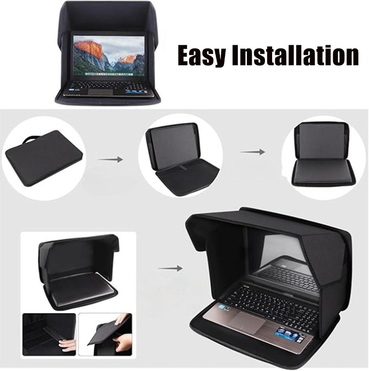 Laptopzelt, Sonnenschutz wasserabweisende Laptoptasche mit Blendschutz, 12-14 Zoll Laptop, Laptop So