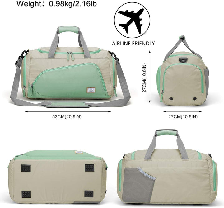 WindTook Sporttasche Damen 35L Fitnesstasche Reisetasche Frauen Trainingstasche Duffel Bag Weekender