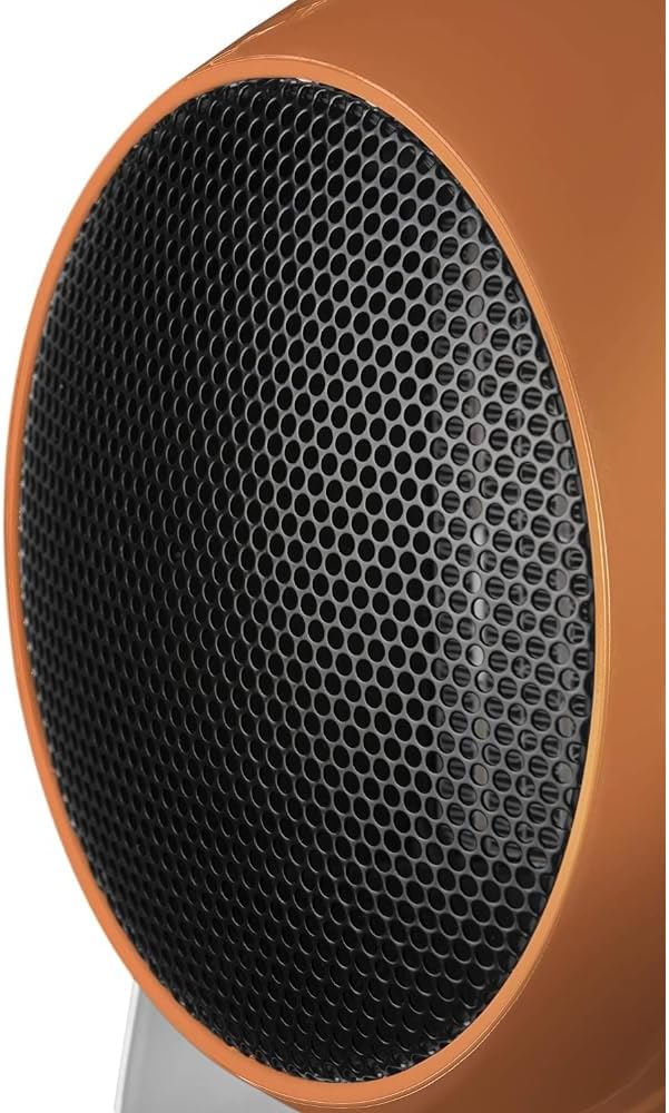 Olimpia Splendid 99402 Caldodesign O Keramik Heizlüfter 1800 W, 50 m³ Orange, Orange