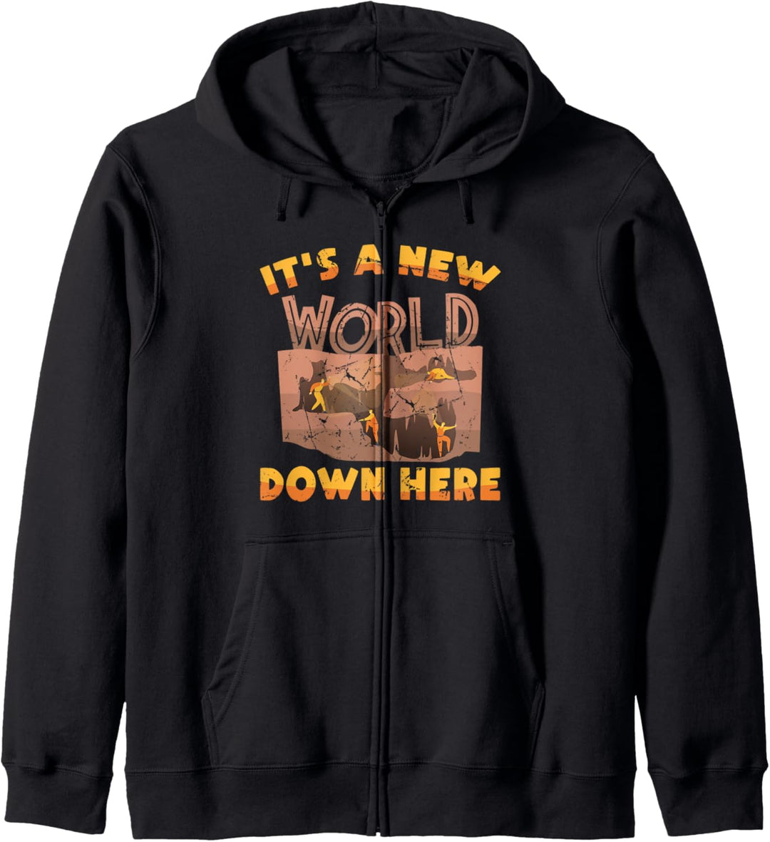 Caving - It's A New World Down Here - Spelunking - Cave Kapuzenjacke
