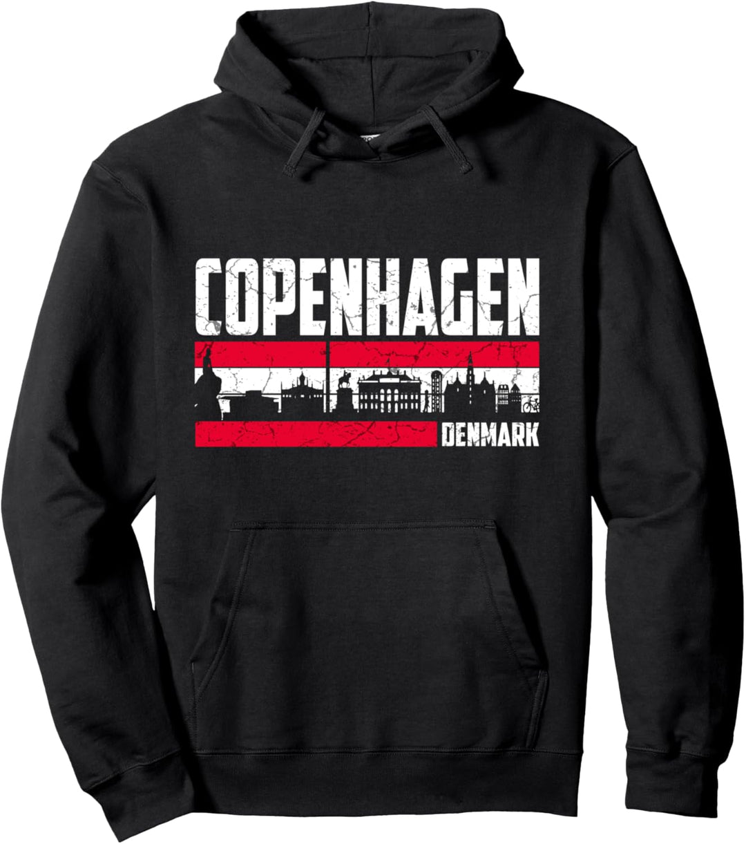 Mein Kopenhagen Skyline Dänemark Heimat Stadt Souvenir Pullover Hoodie