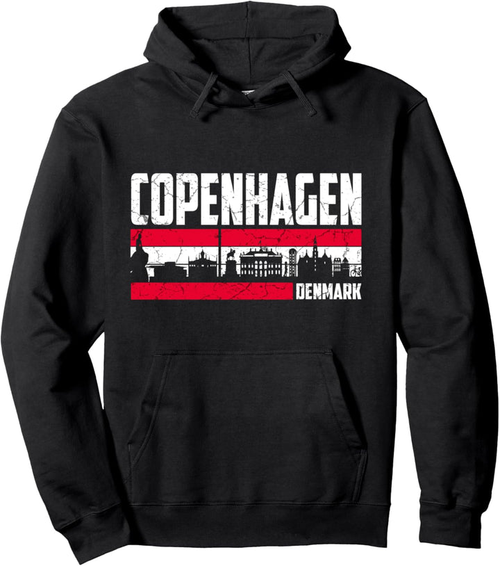 Mein Kopenhagen Skyline Dänemark Heimat Stadt Souvenir Pullover Hoodie