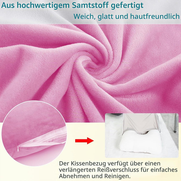 Schwangerschaftskissen, U-förmiges Ganzkörperkissen, Stillkissen, Stütz- und Schwangerschaftskissen