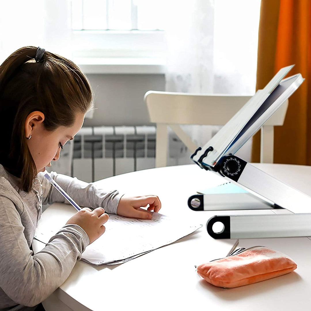 Buch Ständer Lesepult Bett,Ergonomischer Verstellbarer kochbuchhalter,buchhalter bett mit flexiblen