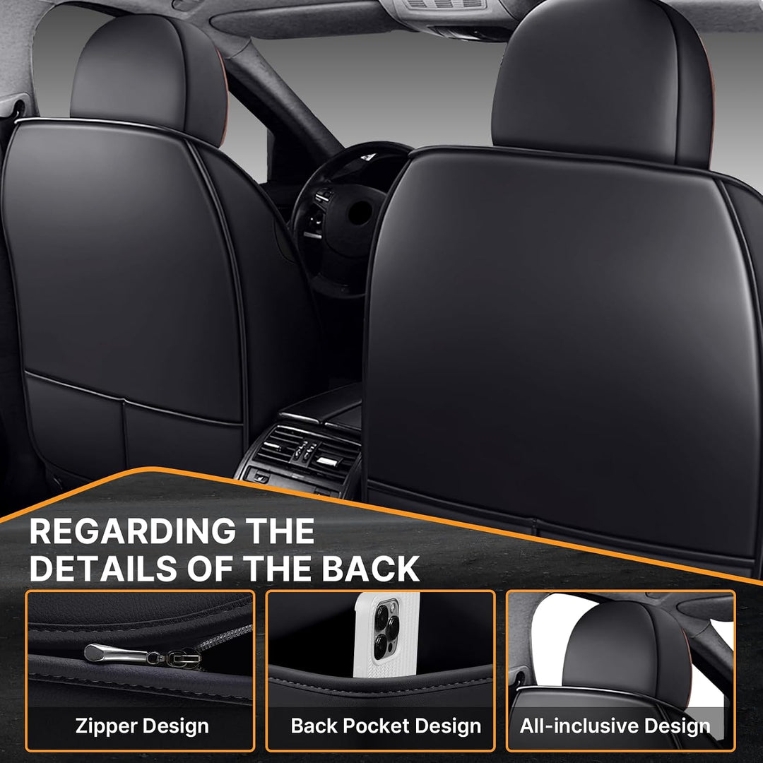 Pongchan Voll Set Auto Sitzbezüge, Autoschonbezug Universal passend für Volkswagen Amarok 2000-2023