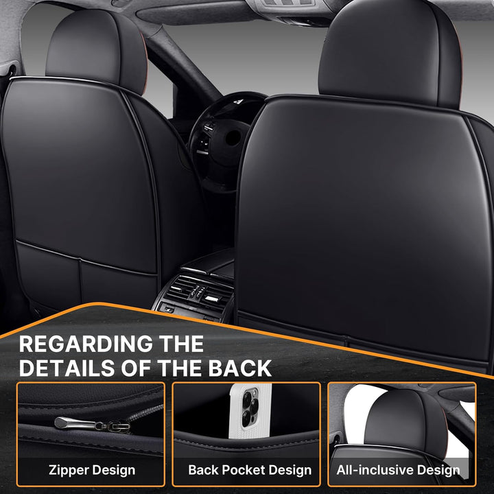 Pongchan Voll Set Auto Sitzbezüge, Autoschonbezug Universal passend für Volkswagen Amarok 2000-2023