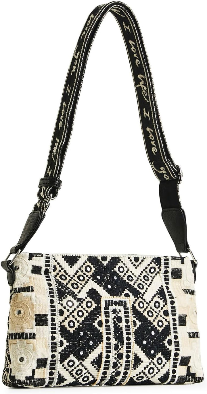 Desigual Damen Bols_bianca Dortmund Across Body Bag, Weiss, Einheitsgrösse EU