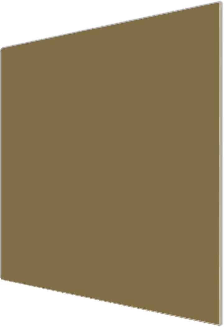 banjado® Herdabdeckplatte Glas 1-teilig 60x52 cm/Schneidebrett Herdabdeckung mit Motiv Gold Metallic