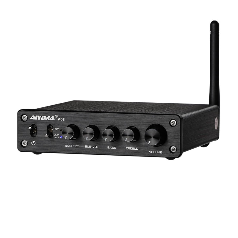 AIYIMA A03 TPA3116 Subwoofer Bluetooth 5.0 Stereoverstärker 2.1 Kanal HiFi-Leistungsverstärker 50W x