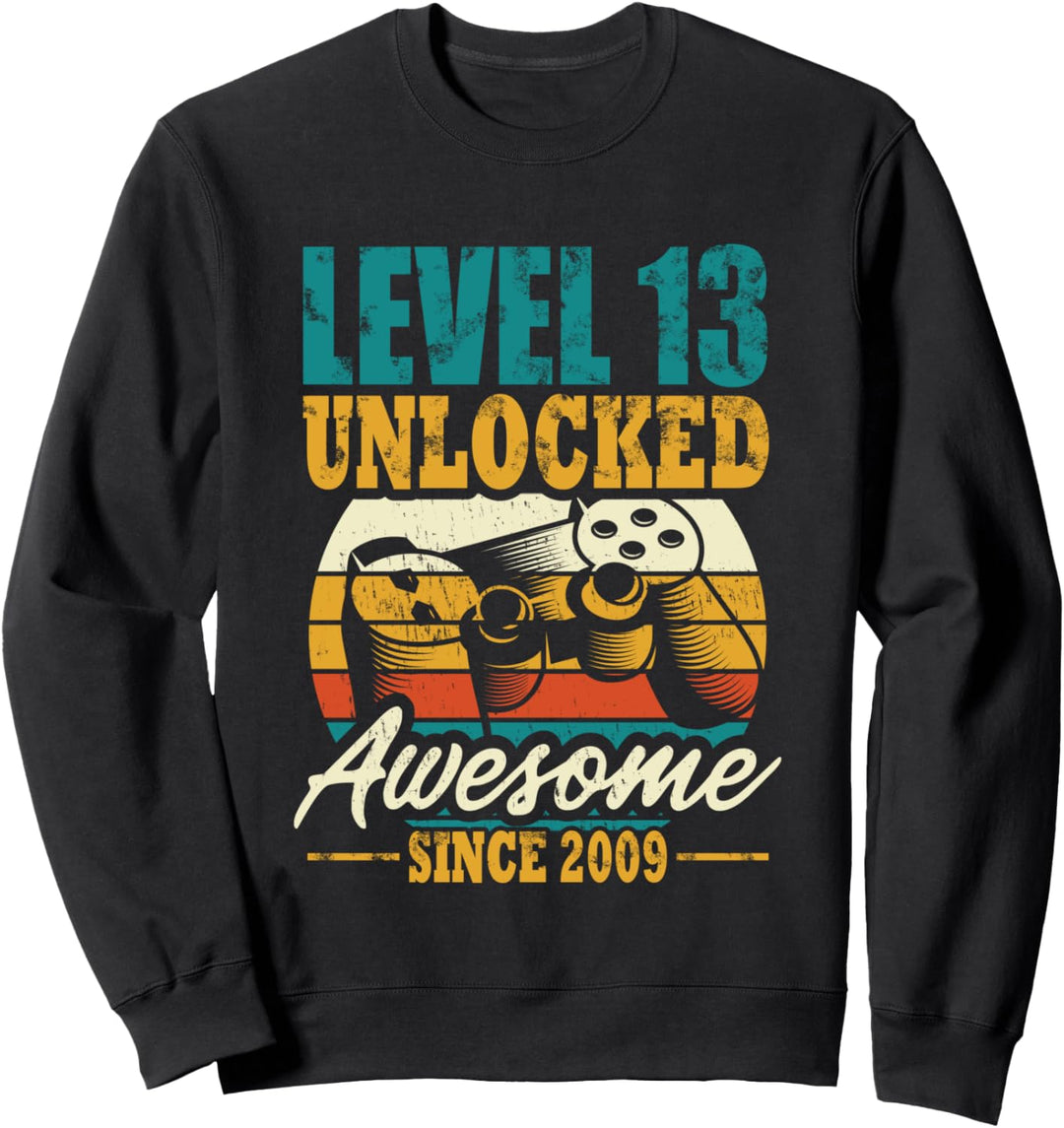Kinder Level 13 Jahre Geburtstagsshirt 2009 Geburtstag Sweatshirt