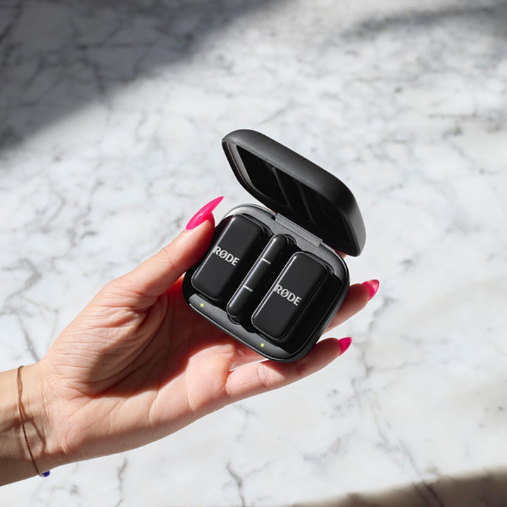 Rode Wireless Micro Drahtloses Mikrofon-System USB-C mit keepdrum Soft-Case Tasche Wireless Micro US