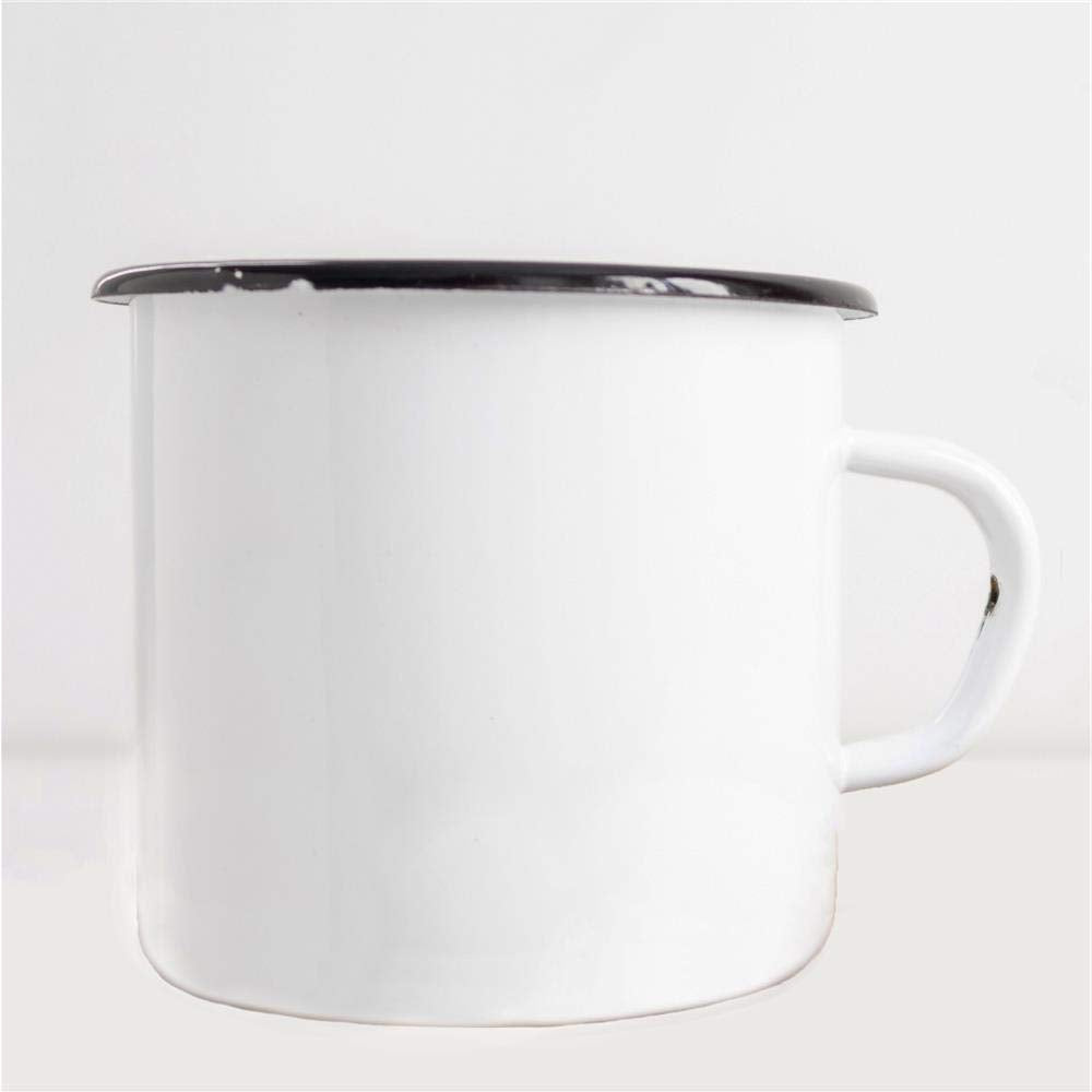 Emaille Tasse Weiss für Sublimationsdruck Rohling Blanko Kaffeebecher 12 oz 36er Pack, 36