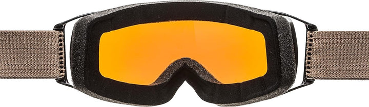 ALPINA DOUBLE JACK PLNT Q-LITE - Verspiegelte, Kontrastverstärkende OTG Skibrille Mit 100% UV-Schutz