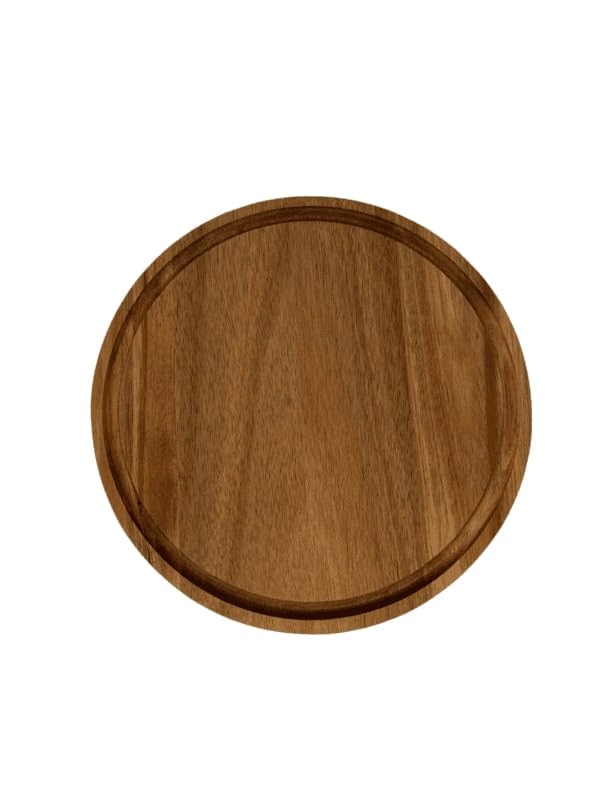 METRO Professional Servierbrett, Akazienholz, Ø 42 cm, rund, braun, Ø 42 cm