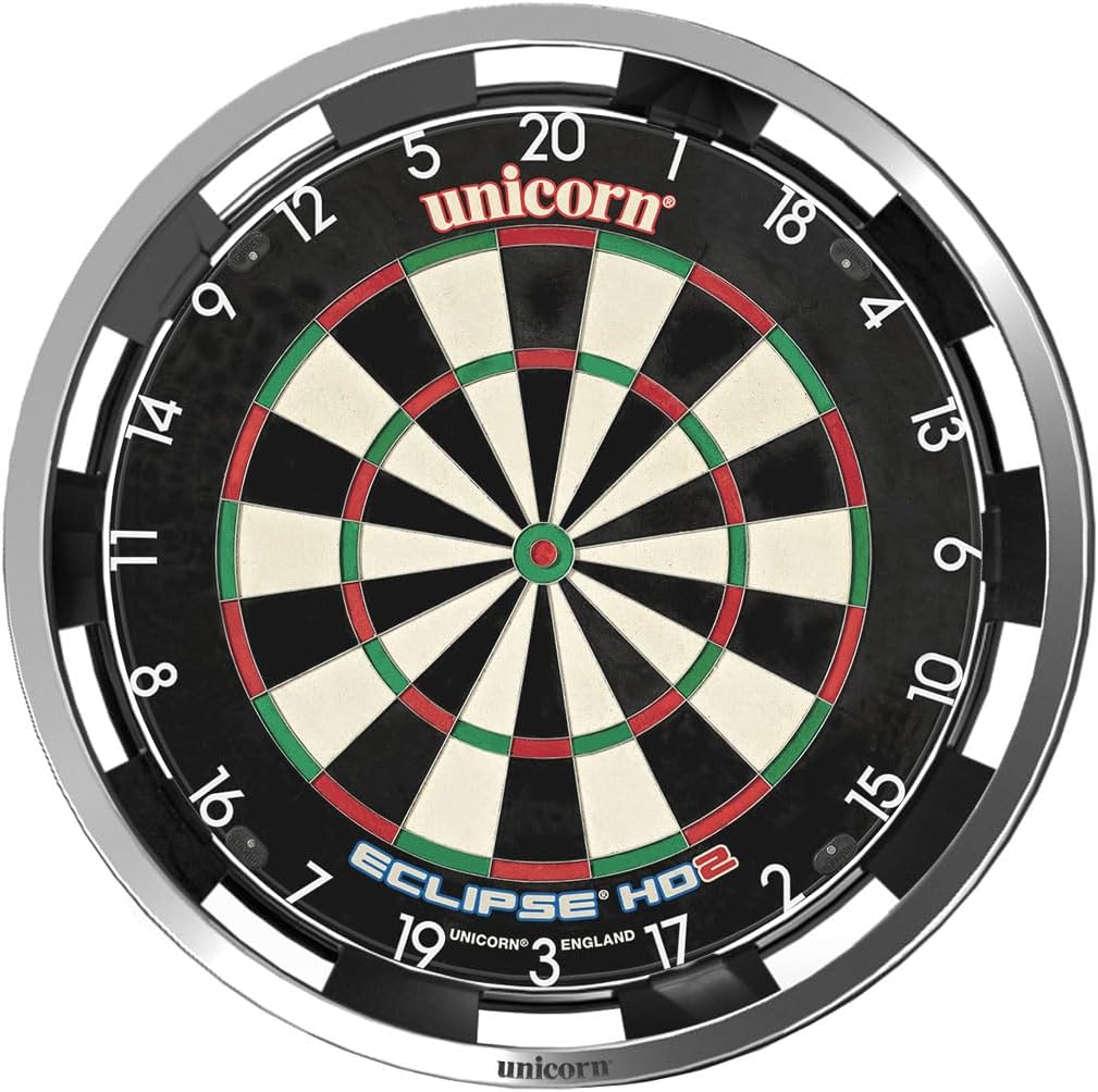 Unicorn Solar Flare Dartboard Surround mit integrierter Beleuchtung Single, Single