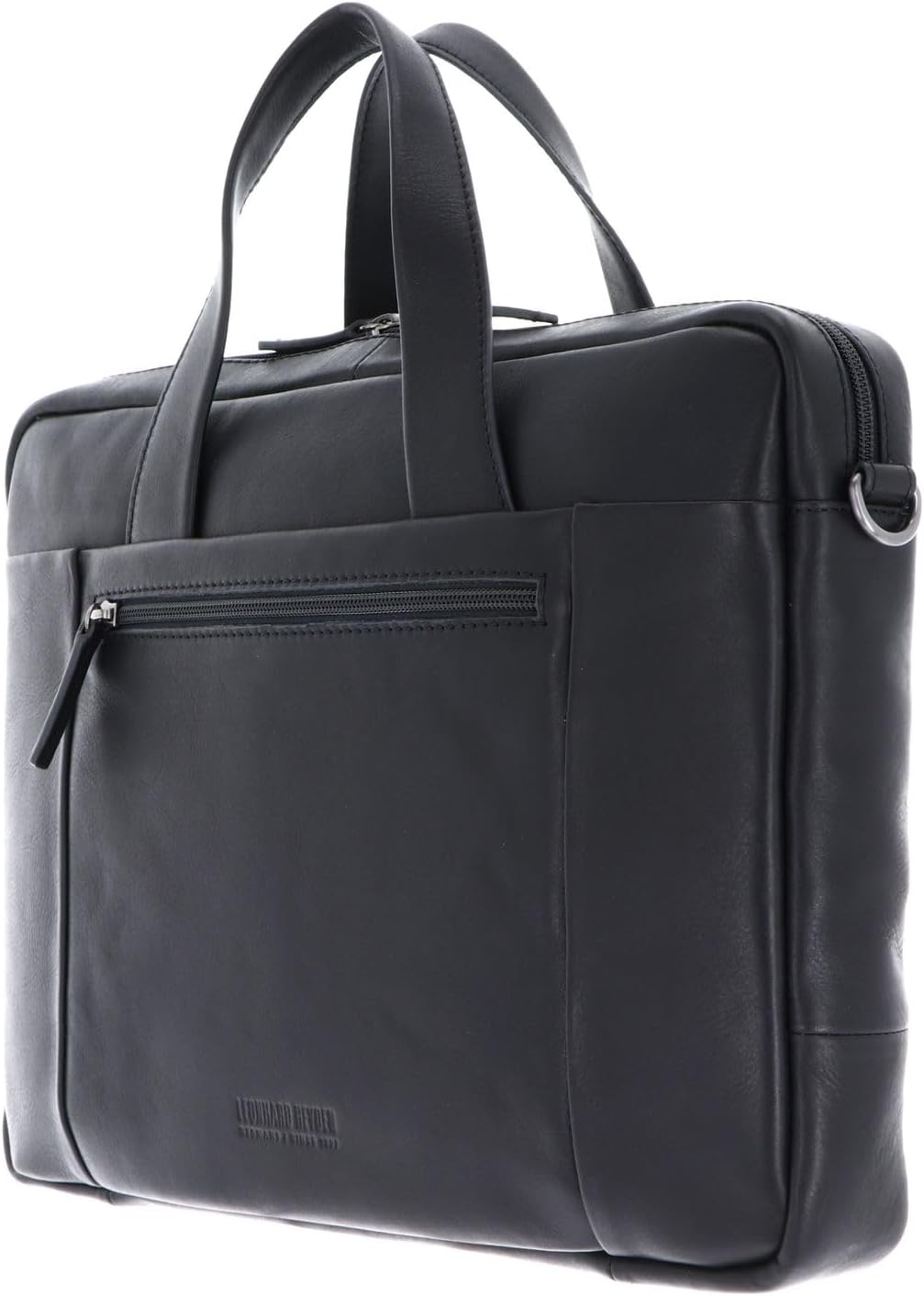Leonhard Heyden Hamburg - Aktentasche 13" 38 cm Schwarz, Schwarz
