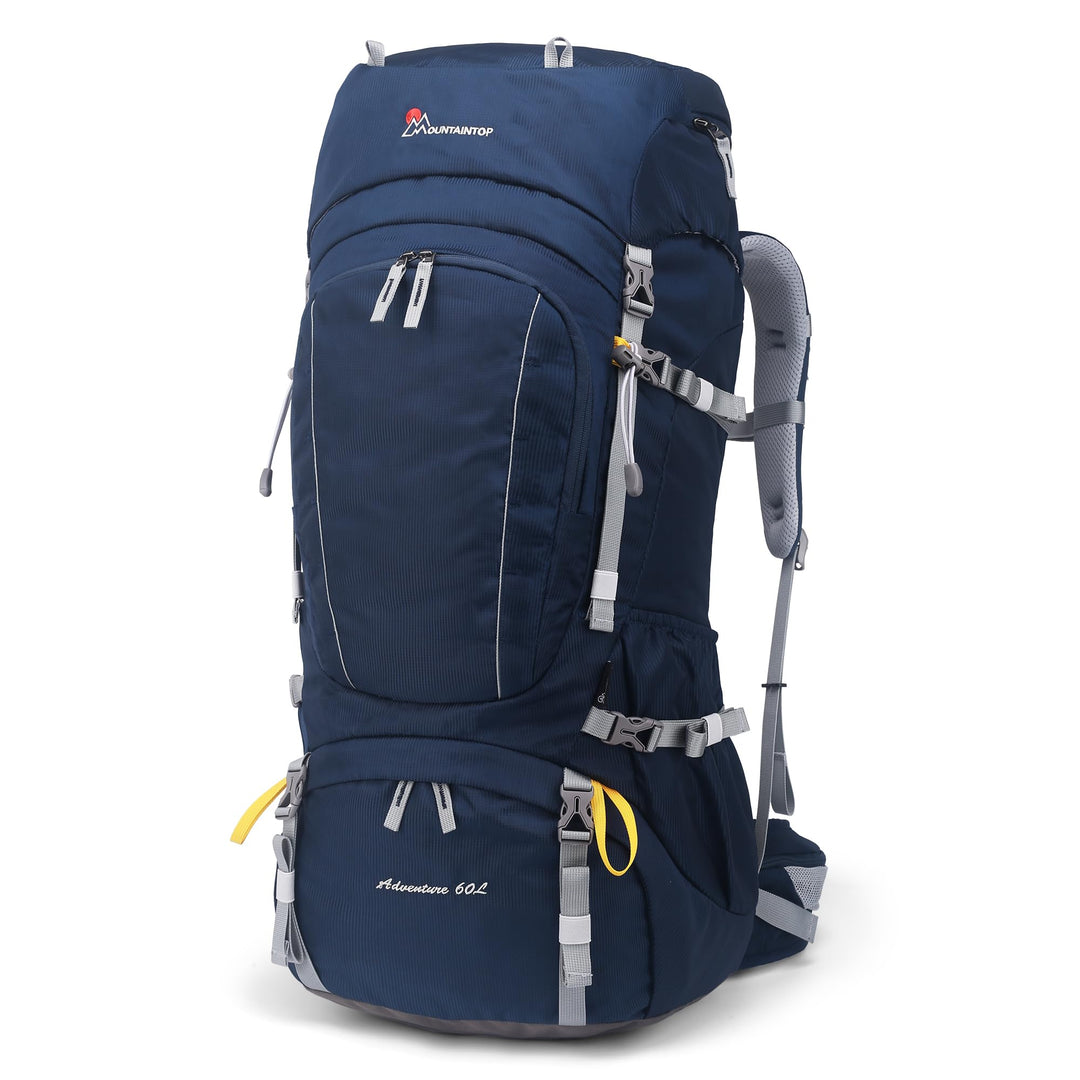 Mountaintop Trekkingrucksack 60L Wanderrucksack Herren Damen Reiserucksack Grosser Rucksack mit Rege