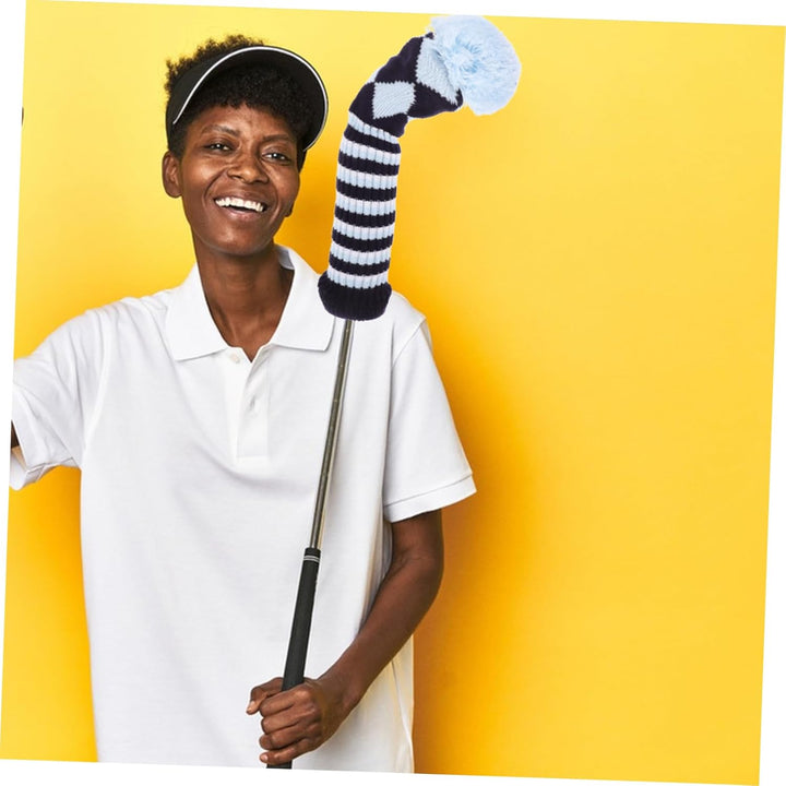 BESPORTBLE 3 Stück/Set Gestrickte Golf-Schlägerkopfhüllen Golf-Eisen-Kopfhüllen Golfschlägerhüllen H
