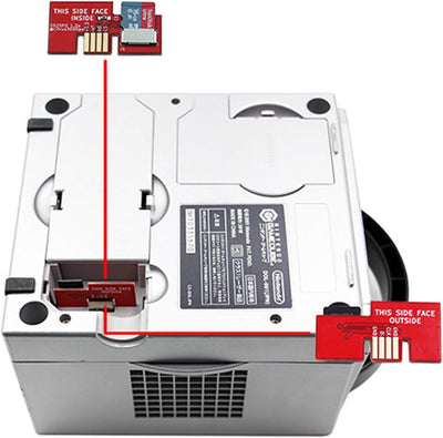 HUAYUWA Upgrade-Kits passend für GameCube (NTSC-J-Version), 1 x XENO-Chip + 1 x SD2SP2 Micro-SD-Kart