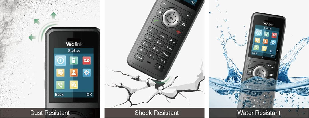 Yealink W59R robustes IP67-SIP DECT IP Mobilteil W59R Mobilteil, W59R Mobilteil