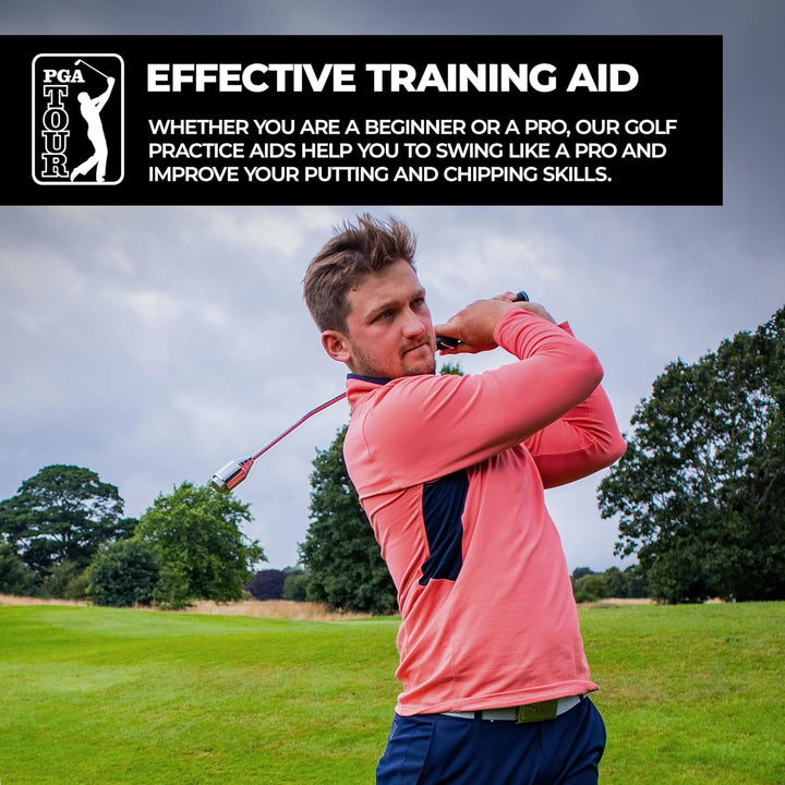 PGA TOUR Golf Swing & Griff Trainer, blau/grün