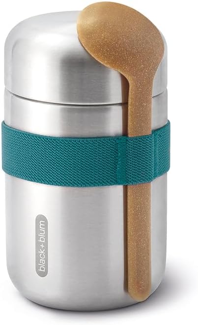 black+blum | Food Flask, Thermobehälter, ozean, 400 ml, Ozean