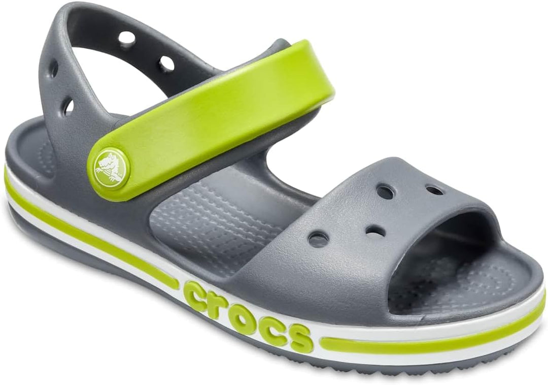 Crocs Bayaband Unisex Children's Sandal K Leisure Flip Flops Sportswear 19/20 EU Charcoal, 19/20 EU
