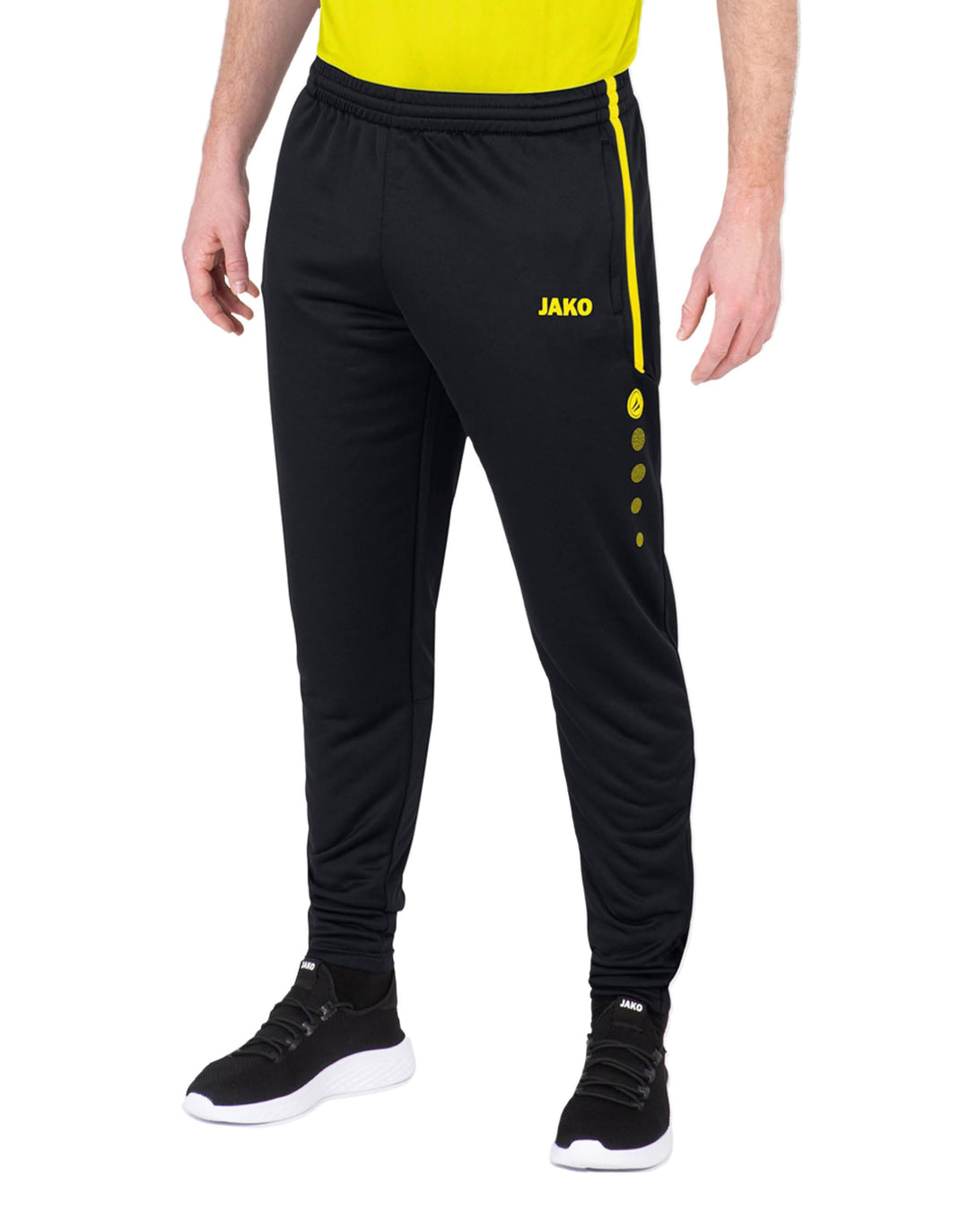 JAKO Herren Trainingshose Active I Sporthose Herren lang mit Elastischem Bund & Seitentaschen I Trai