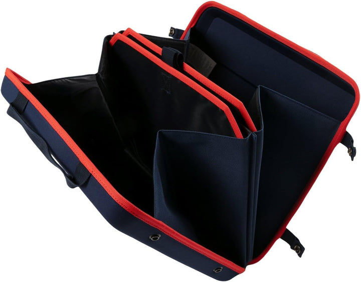 RED BULL Organizer per Bagagliaio Auto Design Sportivo Nero/Rosso, Pieghevole e Resistente