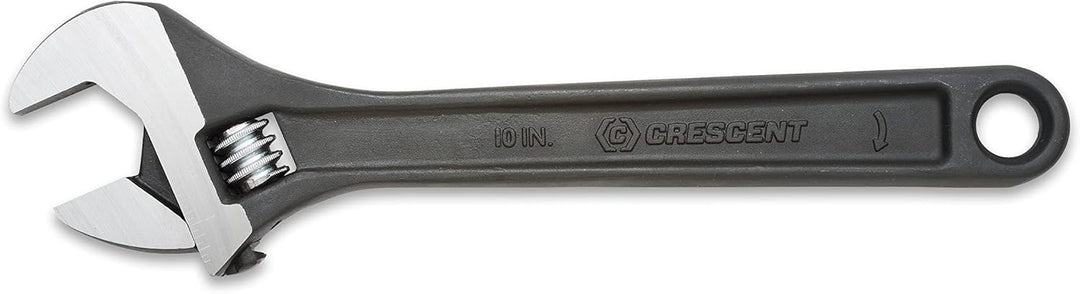 Crescent AT210VS 254mm Verstellbarer Einmaulschlüssel, Schwarz Phosphatierte Oberfläche 250mm, 250mm