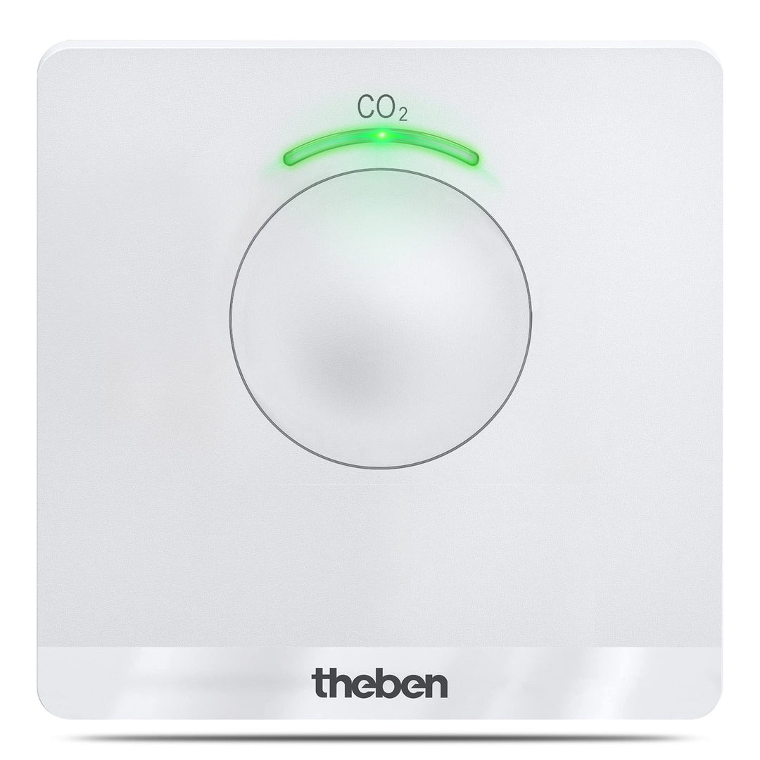 Theben 7169100 AMUN 716 transportabler CO2 Sensor I CO2 Luftgütemonitor I CO2 Melder I System für Üb