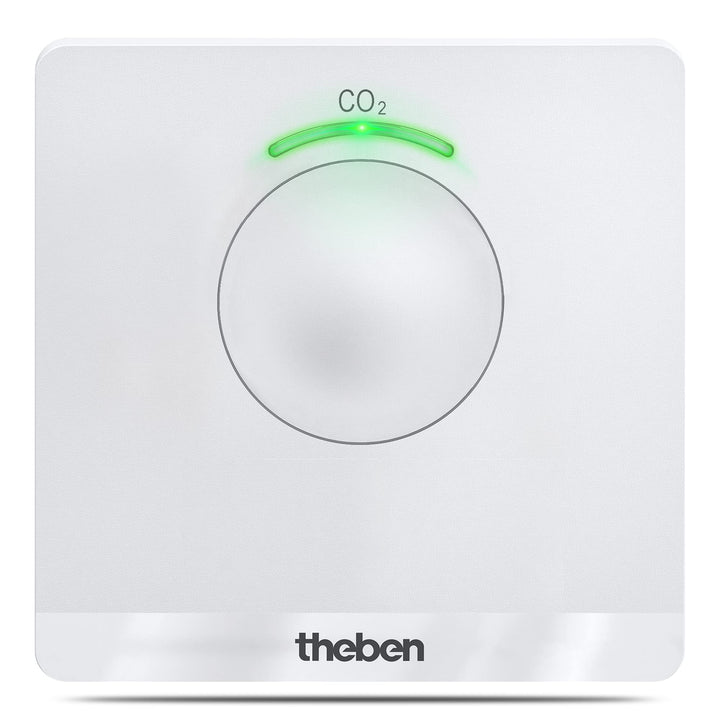 Theben 7169100 AMUN 716 transportabler CO2 Sensor I CO2 Luftgütemonitor I CO2 Melder I System für Üb