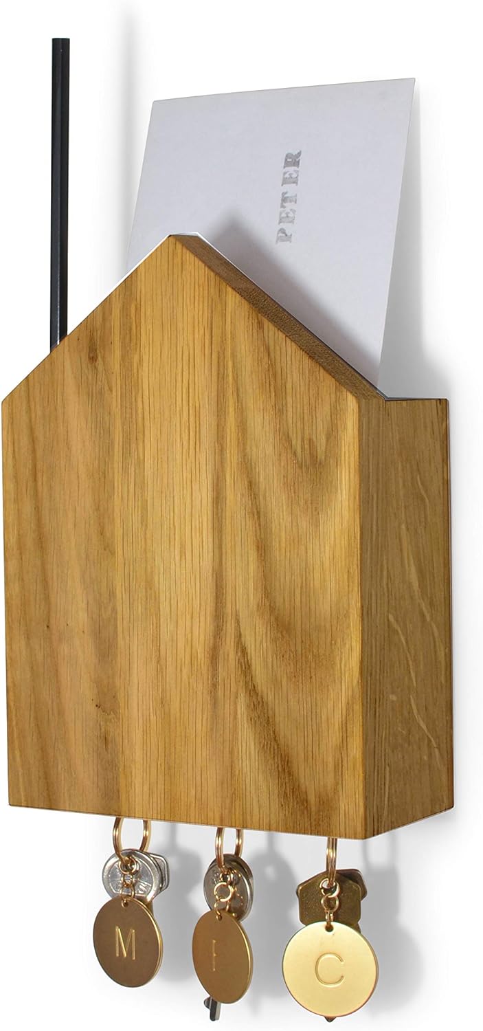 Natuhr magnetisches Schlüsselbrett Logde magnetischer Schlüsselkasten (Eiche geölt), Eiche Geölt