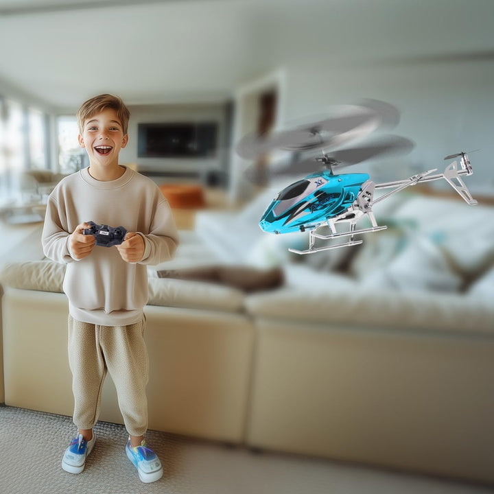 VATOS RC-Hubschrauber für Jungen, 2.4G Ferngesteuerter Hubschrauber mit LED-Licht für Kinder ab 12 J