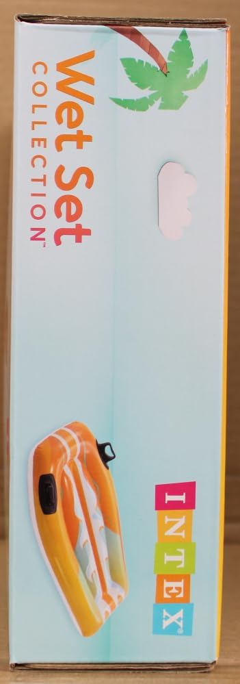Intex Joy Rider - Aufblasbarer Wellenreiter - Rot + Gelb Rot + Gelb 2, Rot + Gelb 2
