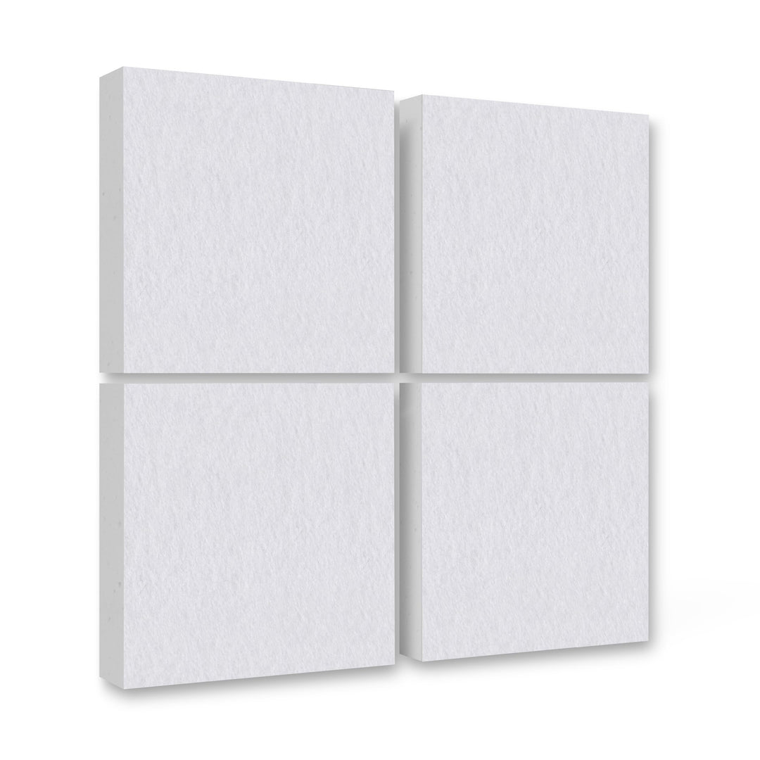 platino24 Schallabsorber COLORE aus Basotec G+ I Akustikpaneele mit Akustikfilz I 4 Wand-Paneele in