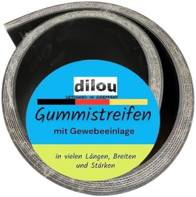 Gummistreifen mit Gewebeeinlage 1000mm lang 15mm dick 80mm bis 200mm breit Vollgummi Hartgummi Gummi