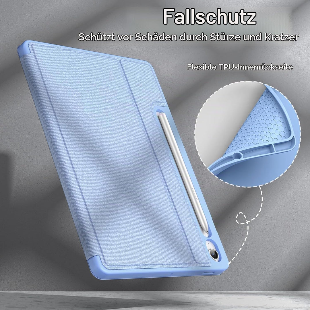 JETech Hülle für Samsung Galaxy Tab S10 FE Plus/S10 FE+ 13,1 Zoll mit S Pen Halter, Dünn Folio Ständ