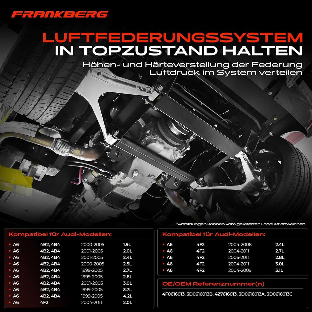 Luftfederung Ventilblock Ventileinheit Kompatibel mit A6 4B2,C5 A6 Allroad 4FH,C6 A8 4E2,4E8 Allroad