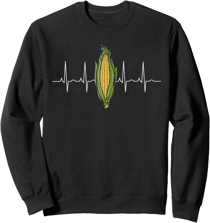 Landwirt Landwirtschaft Herzschlag Mais häckseln Silo fahren Sweatshirt