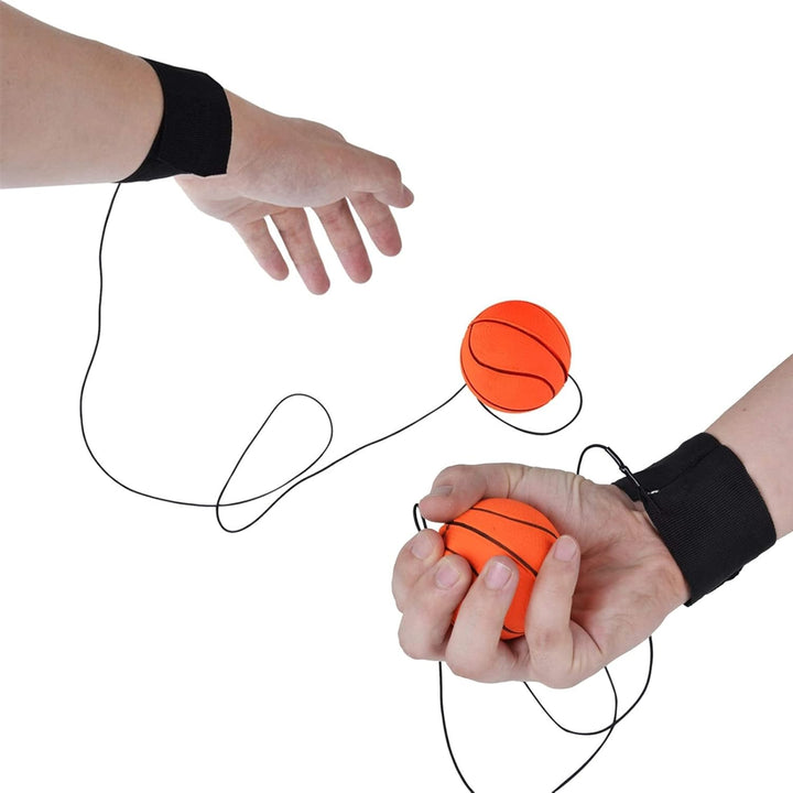 Springball Mit Schnur 8 PCS Ø 47mm - Handgelenk Return Ball Mit Gummiband für Kinder Erwachsen, Fuss