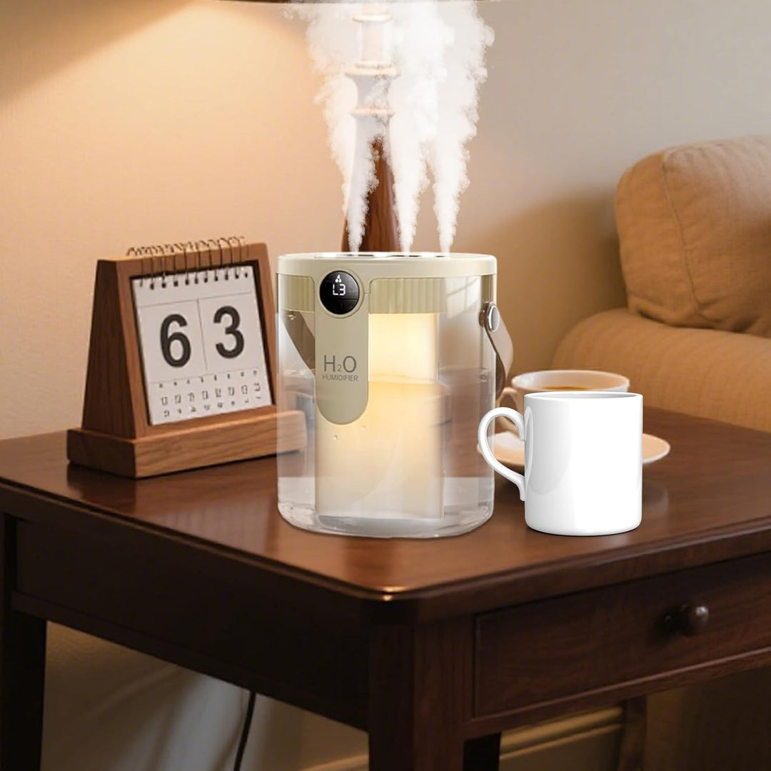 Schlafzimmer Luftbefeuchter,Kühler Nebel Luftbefeuchter | Leiser Kabelloser Diffusor Mit 1.5L Wasser