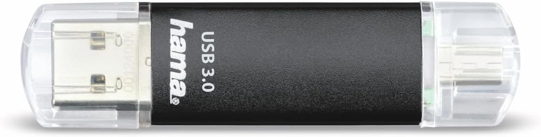 Hama 128GB USB-Speicherstick mit USB 3.2 & microUSB (2-in-1 USB-Stick, z.B. für Android Handy, Table