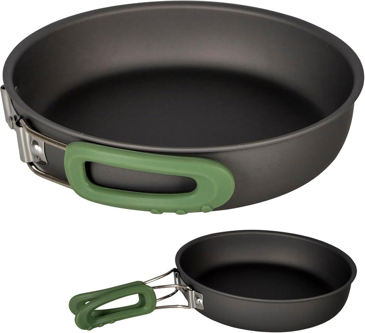 Bo-Camp Camping Kochset Explorer 3tlg Campinggeschirr Topf Pfanne Stapelbar Alu