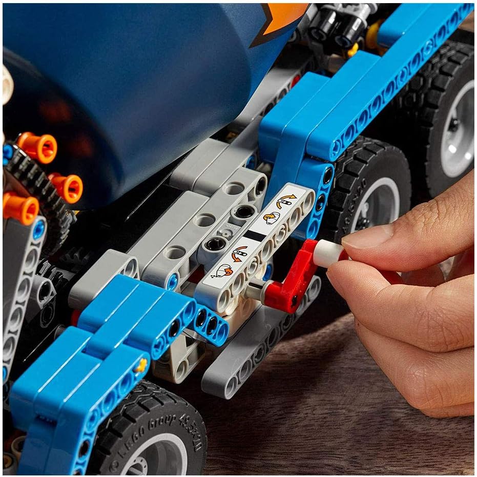 LEGO 42112 Technic Betonmischer-LKW, Mischmaschine, Spielzeug für Kinder ab 10 Jahre, Baufahrzeug mi