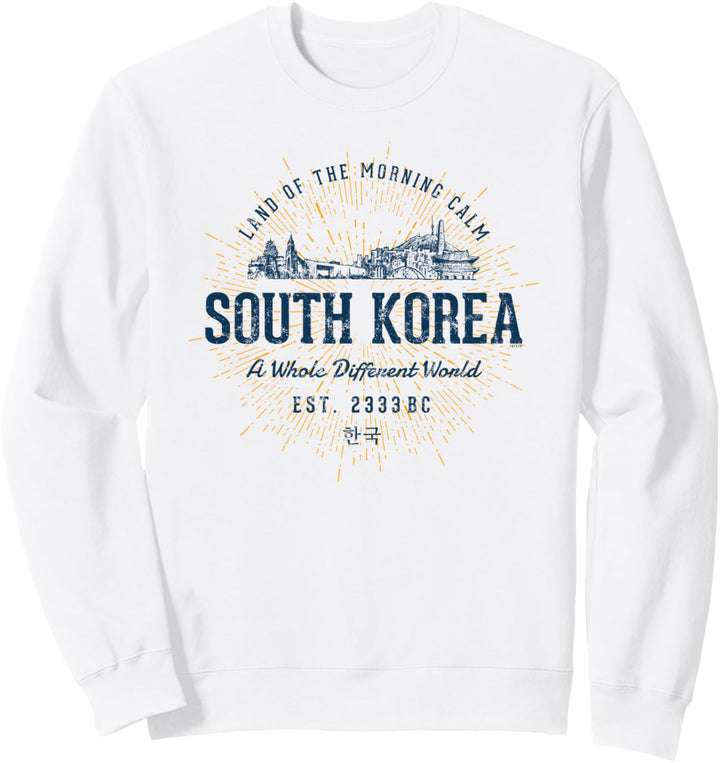 South Korea Retro Stil Vintage Südkorea Sweatshirt